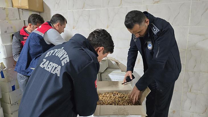 Baklava üretiminde kullanılacaktı! Mide bulandıran görüntü