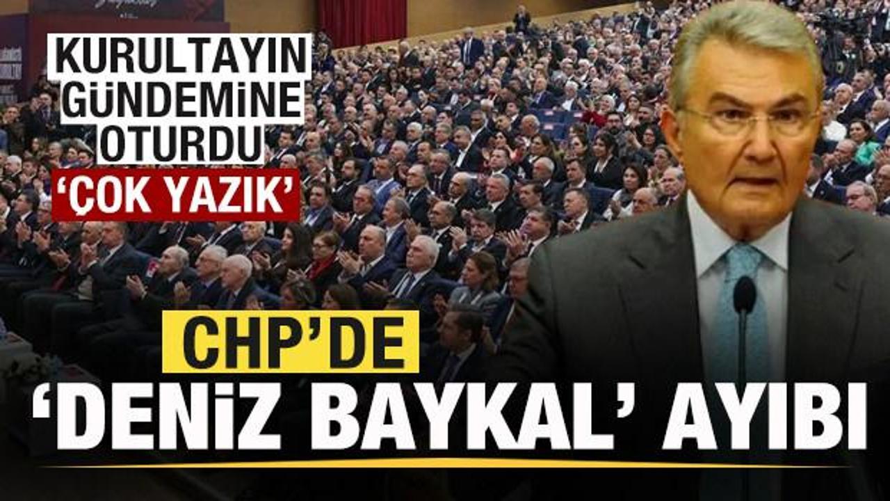 CHP’de ‘Deniz Baykal’ ayıbı! Kurultayın gündemine oturdu! Peş peşe tepkiler