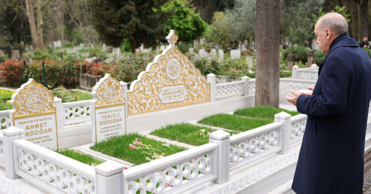 Cumhurbaşkanı Erdoğan, anne ve babasının kabirlerini ziyaret etti – Güncel haberler