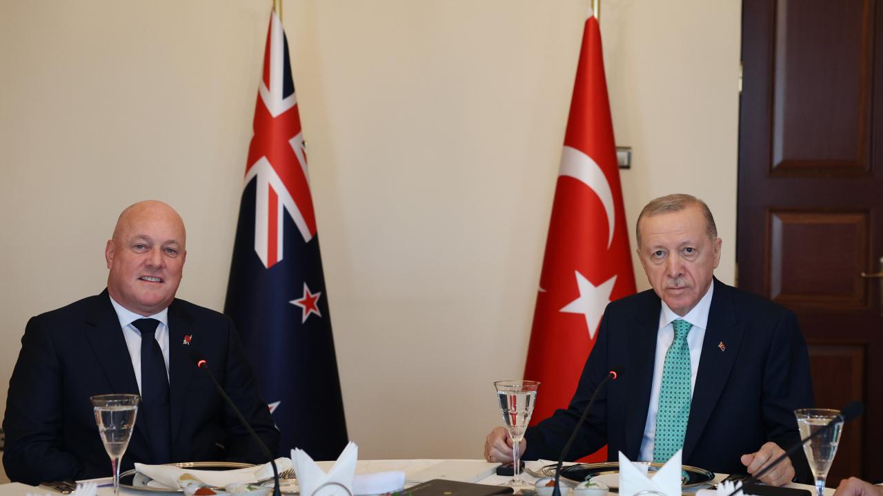 Cumhurbaşkanı Erdoğan, Yeni Zelanda Başbakanı Luxon onuruna yemek verdi
