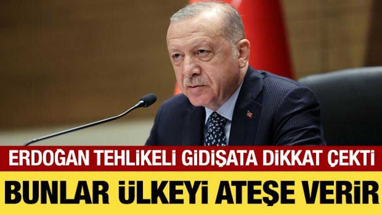 Cumhurbaşkanı Erdoğan’dan Özgür Özel’e tepki: Bunlar ülkeyi ateşe verir!