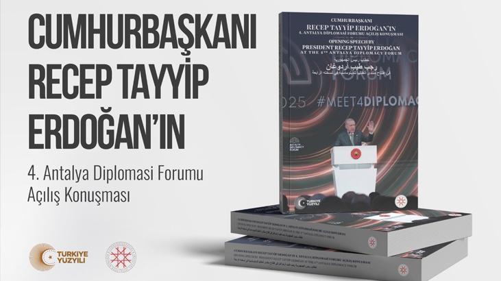 Cumhurbaşkanı Erdoğan’ın ADF’deki konuşması kitaplaştırıldı