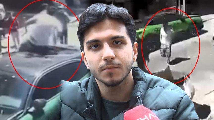 Depremde panikledi, evinin penceresinden otomobilin üstüne atladı! ‘Havada uyandım’