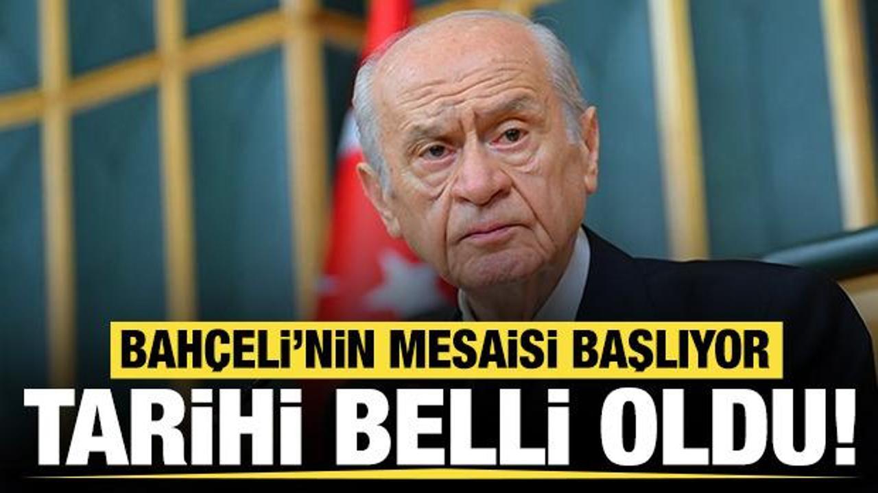 Devlet Bahçeli’nin sahalara dönüş tarihi belli oldu!