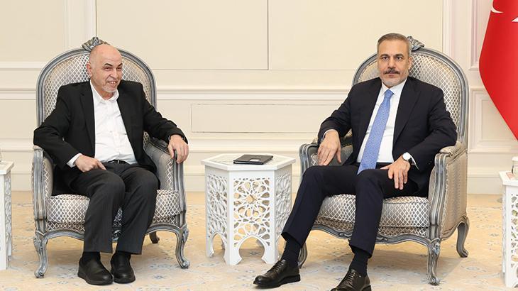 Dışişleri Bakanı Hakan Fidan, Hamas Şura Meclisi Başkanı Derviş ile görüştü