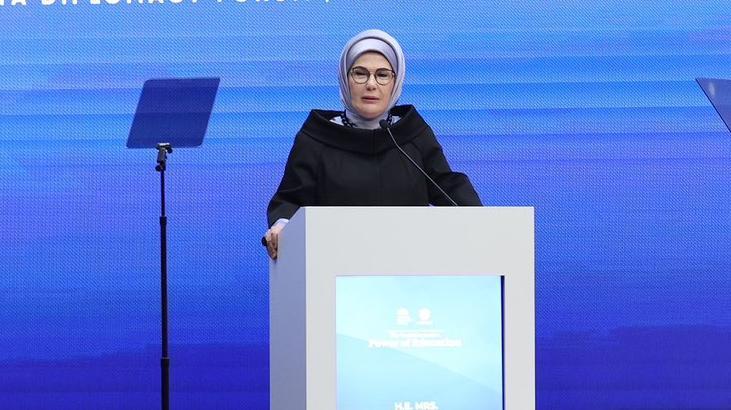 Emine Erdoğan: Çocukların uykularında öldürüldüğü bir dünya masumiyetini kaybetmiştir