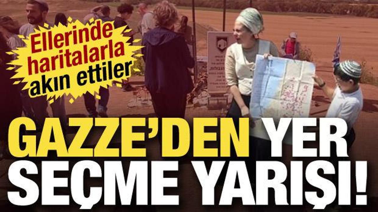 İsrailli işgalcilerin kirli planı! Gazze sınırına giderek yer seçmeye başladılar