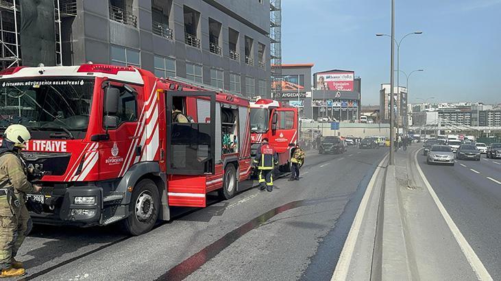 İstanbul’da yurt olarak kullanılan binada tadilat sırasında yangın çıktı