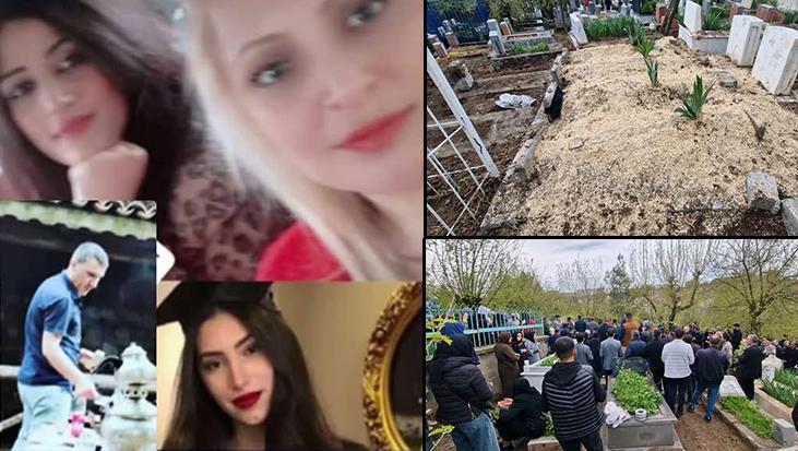 Katliam gibi kaza! Baba ve 3 kızı yan yana toprağa verildi… Gözyaşları sel oldu