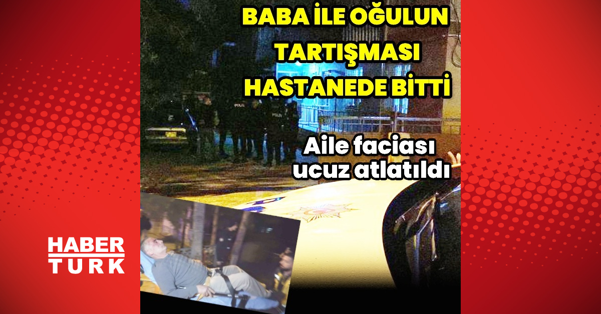 Konya'da baba oğul tartışması hastanede bitti