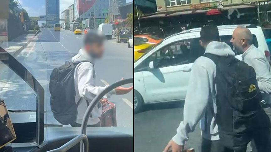 Mecidiyeköy’de kaçırdığı otobüsün önünü kesmişti! İlk kez konuştu