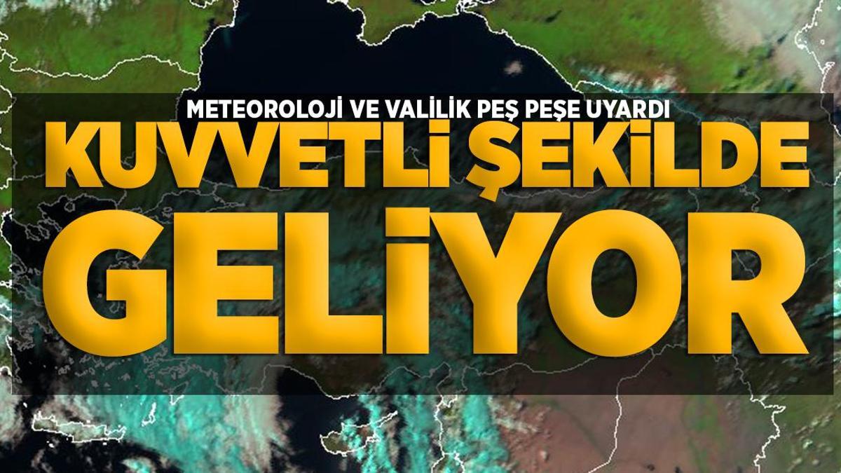Meteoroloji’den son dakika uyarısı geldi! Çok sayıda ilde kuvvetli şekilde bekleniyor