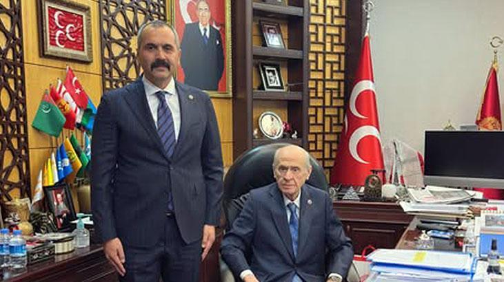 MHP’li vekilden Devlet Bahçeli’ye ziyaret