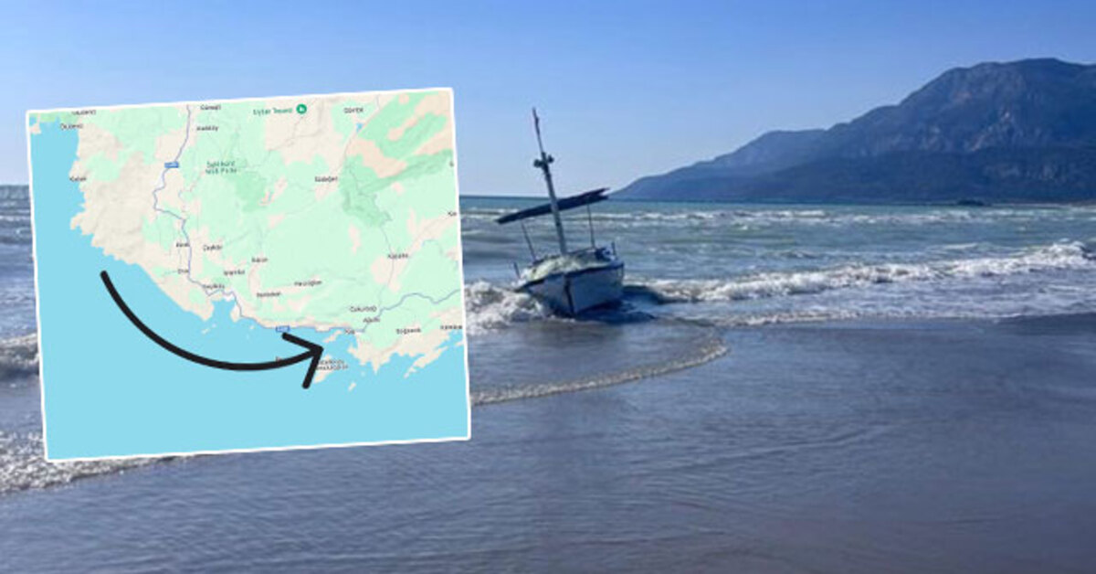 Muğla'da tekneden düştü Antalya'da bulundu! Vahim olay! | Antalya haberleri | Son dakika haberleri