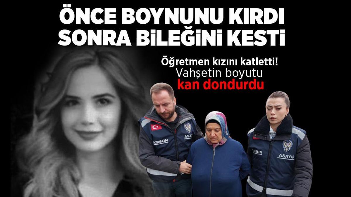 Öğretmen kızının önce boynunu kırdı, sonra bileğini kesip ‘intihar etti’ dedi! Anneden korkunç ifade