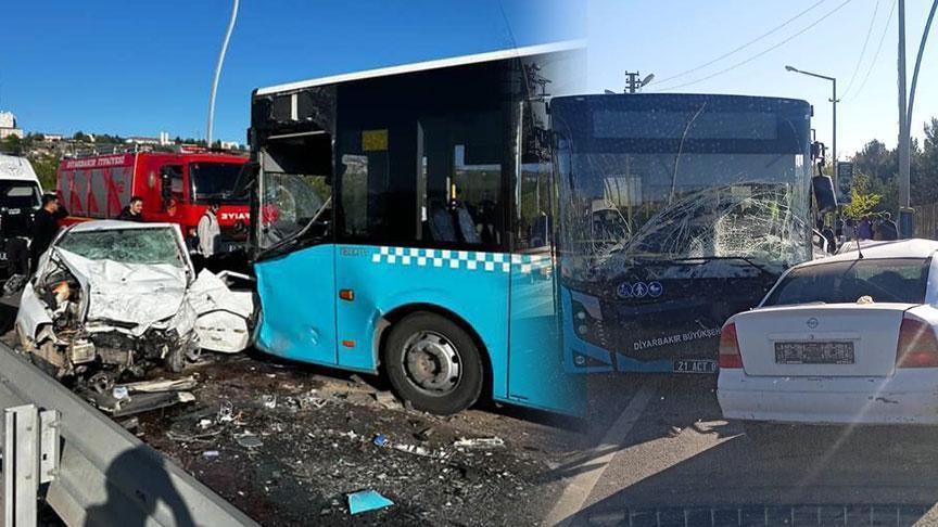 Otomobil ile belediye otobüsü kafa kafaya çarpıştı! Ölü ve yaralılar var