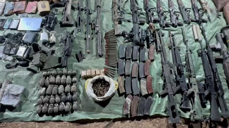 Pençe-Kilit Harekatı bölgesinde terör örgütünün kullandığı mağara tespit edildi