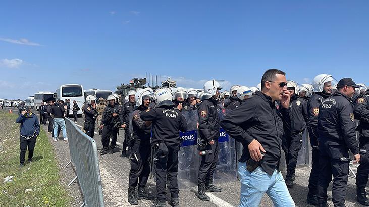 PKK elebaşı Öcalan’ın doğum günü için Halfeti’ye gitmek isteyen gruba izin verilmedi