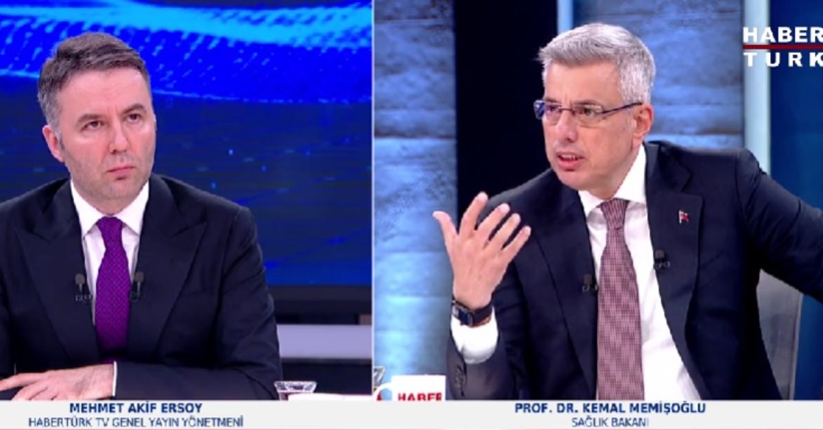 Sağlık Bakanı Kemal Memişoğlu'ndan Habertürk'e açıklamalar