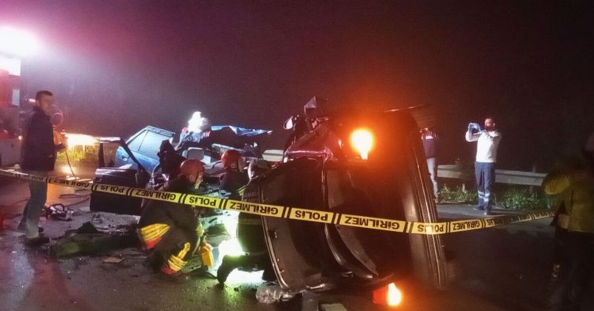 Samsun'da iki otomobil çarpıştı: 5 ölü – Güncel haberler