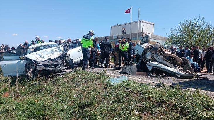 Şanlıurfa’da feci kaza! 3 kişi olay yerinde can verdi, 2 yaralı