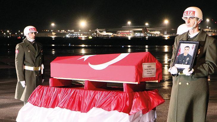 Şehit Nurettin Tokyürek’in naaşı Erzurum’a getirildi