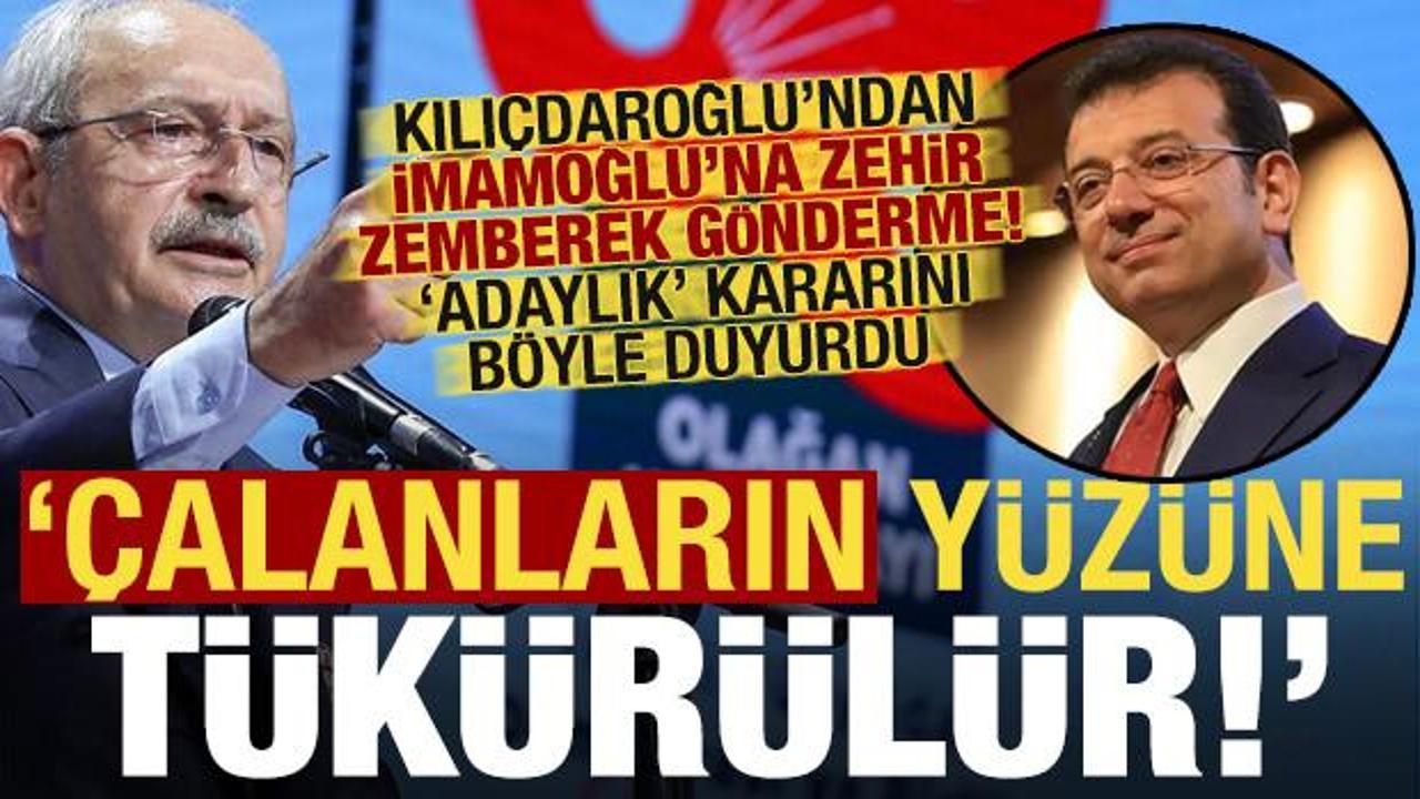 Son dakika… Kılıçdaroğlu’ndan İmamoğlu’na olay gönderme: Çalanların yüzüne tükürülür…