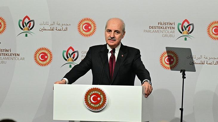 TBMM Başkanı Kurtulmuş’tan Filistin mesajı: Gazze kimsenin babasının malı değildir