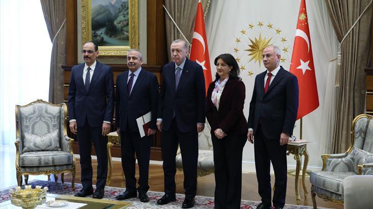Terörsüz Türkiye hedefinde kritik viraj! Erdoğan, DEM Parti heyetini kabul etti