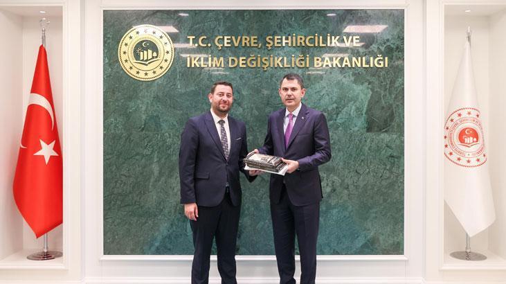 TİP’li Samandağ Belediye Başkanı’ndan Bakan Kurum’a teşekkür ziyareti