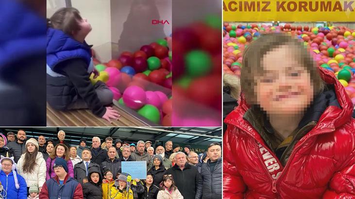 Vicdanları yaralayan olay! Down sendromlu çocuğun alınmadığı oyun alanı önünde protesto