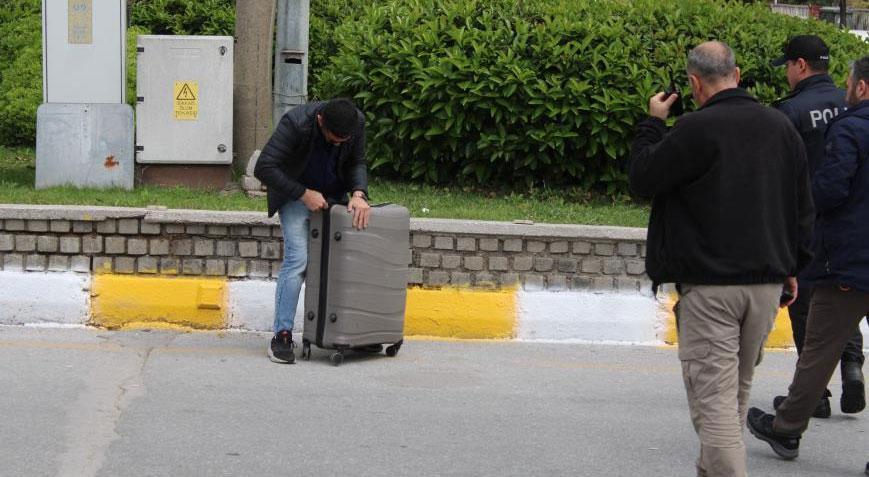 Yer: Aydın! Minibüsten düşen valiz, ekipleri harekete geçirdi