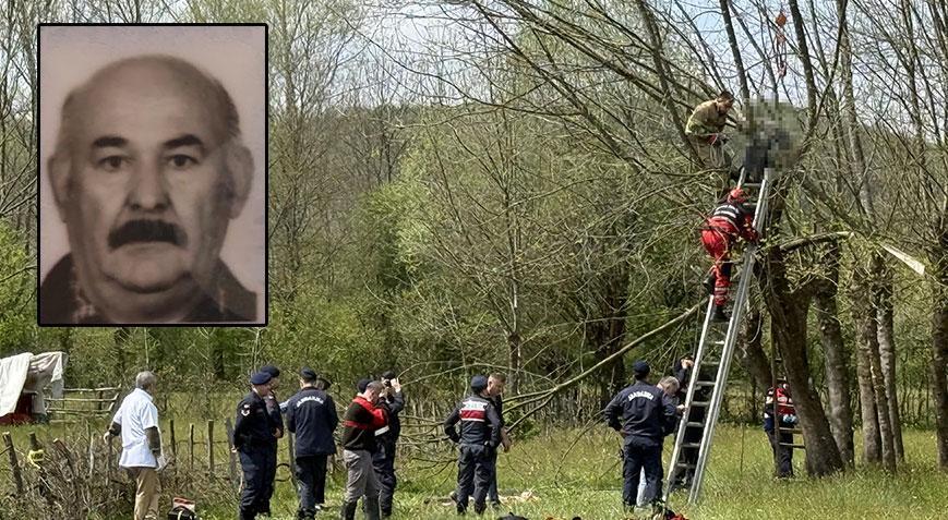 Yer: Bartın! 5 metre yükseklikte dalların arasında cesedi bulundu
