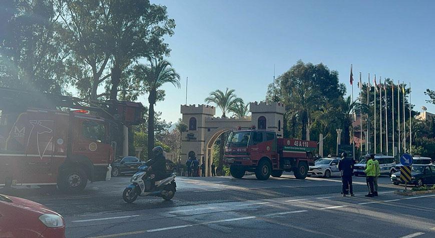 Yer: Marmaris! 5 yıldızlı otelde yangın paniği: 6 kişi hastaneye kaldırıldı