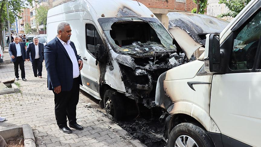 Yer: Şanlıurfa! Park halindeki 9 araç kundaklandı