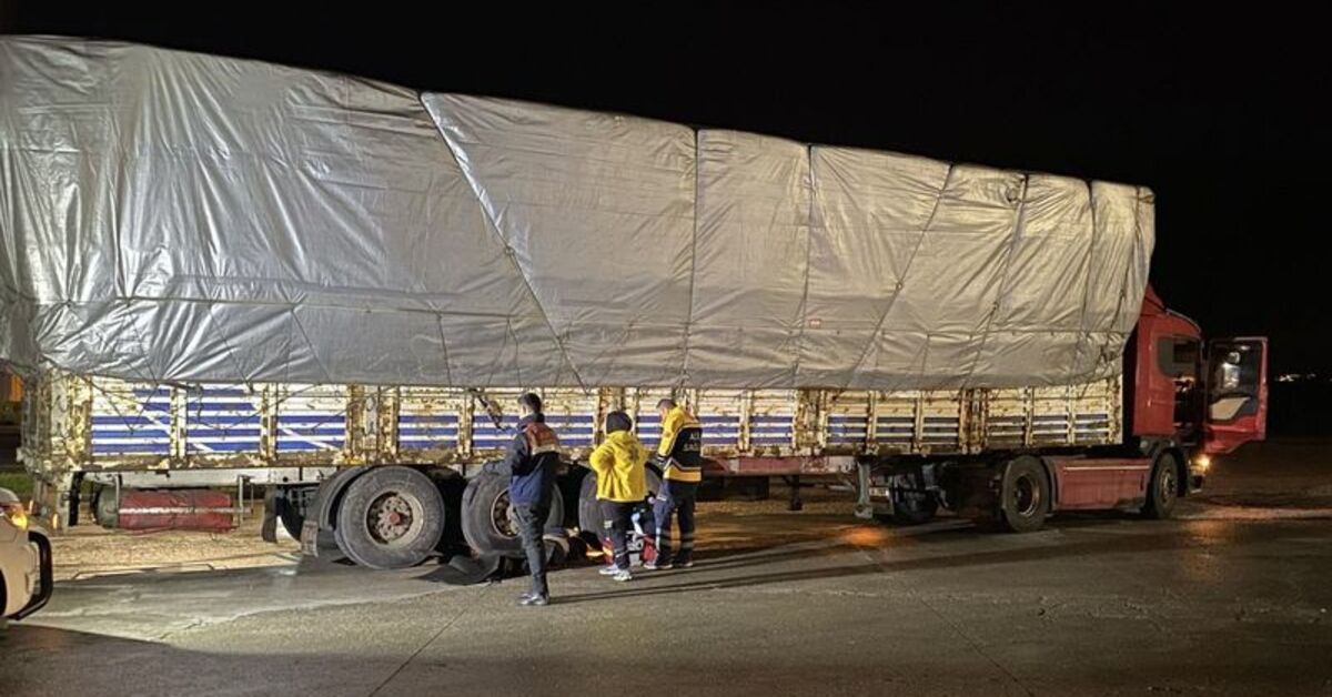 Yürek yakan olay! Tamir ettiği TIR'ı hayatını aldı! | Son dakika haberleri