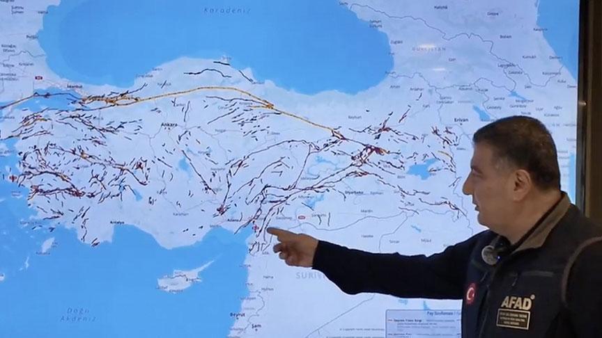 AFAD 485 diri fayı açıkladı! İşte Türkiye’nin deprem tehlike haritası