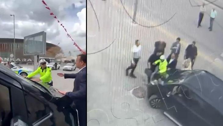 Ankara’da soruşturma başlatan görüntü! CHP’li vekilin şoförü, polisin üzerine araç sürdü iddiası