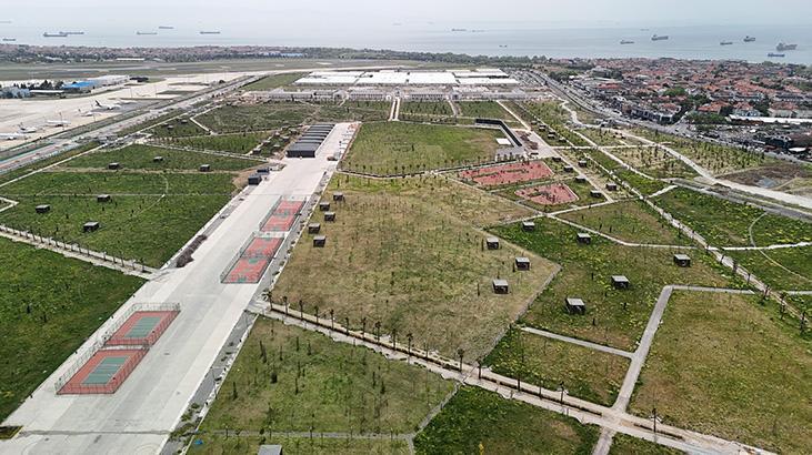 Atatürk Havalimanı’nın son hali görüntüledi! Türkiye’nin en büyük şehir parkı