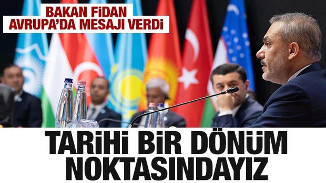 Bakan Fidan’dan son dakika açıklaması: Tarihi dönüm noktasındayız!