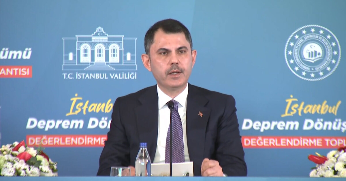 Bakan Kurum: "İstanbul'da acil dönüşmesi gereken 600 bin konut var" – Emlak Haberleri