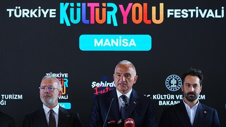 Bakan Mehmet Nuri Ersoy Türkiye Kültür Yolu Festivali’nin açılışına katıldı