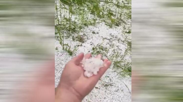 Bingöl ve Osmaniye’de dolu yağışı etkili oldu