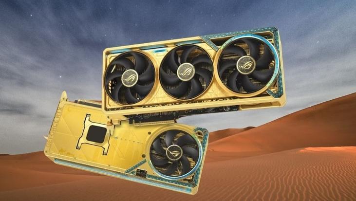 Bu da oldu! Altın kaplama grafik kartı yaptılar