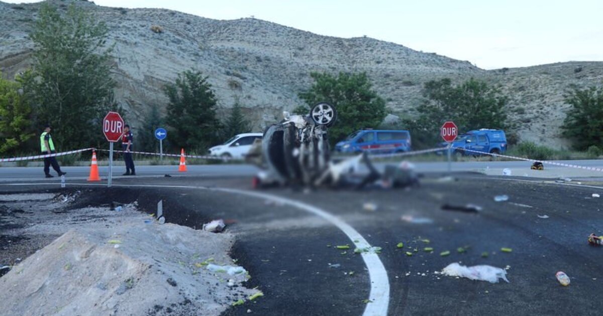 Çankırı'da otomobil takla attı: 1 ölü, 3 yaralı – Güncel haberler