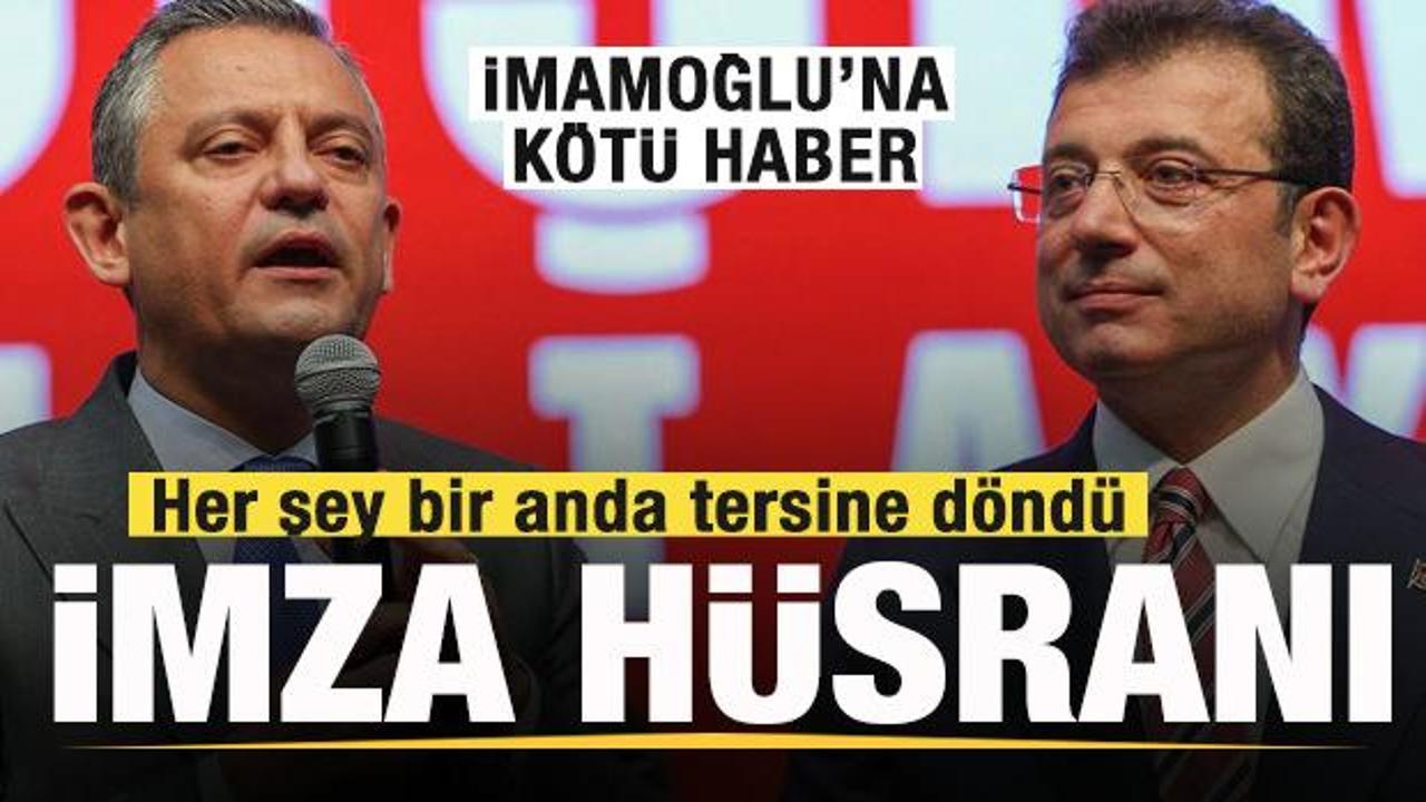 CHP’de imza hüsranı! Her şey bir anda tersine döndü! İmamoğlu’na kötü haber