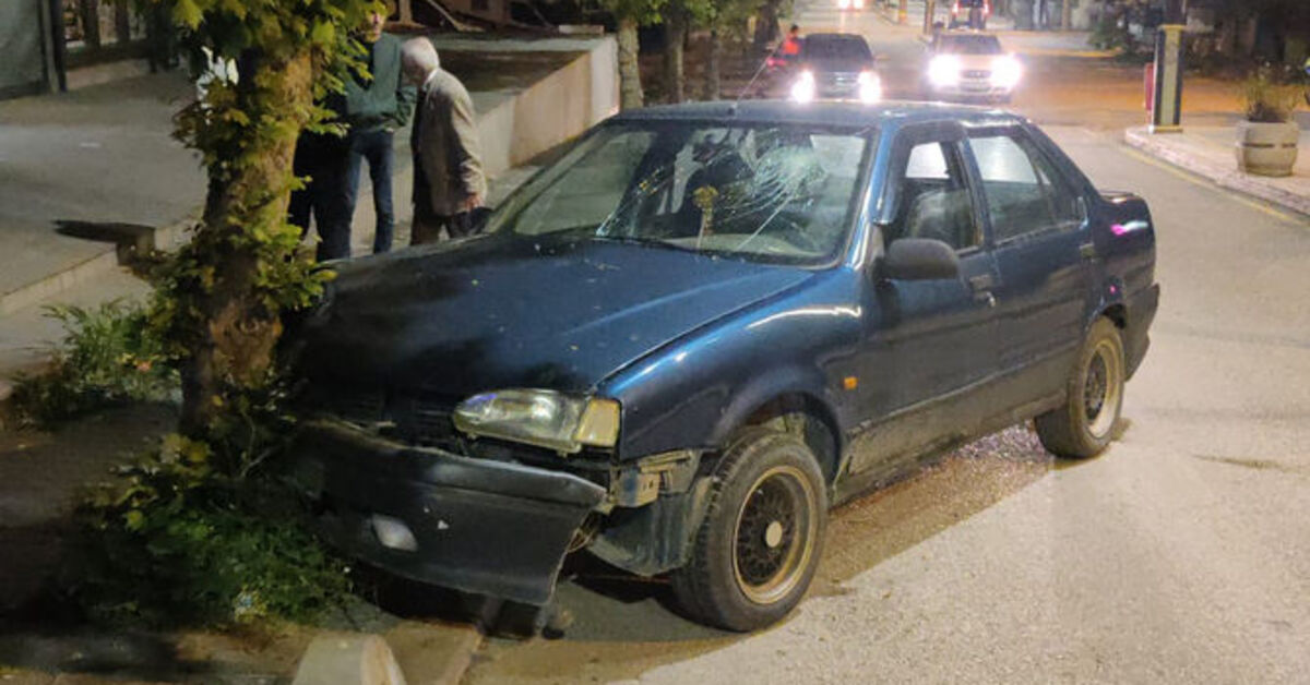 Edirne'de ağaca çarpan otomobilin alkollü sürücüsü yaralandı – Güncel haberler