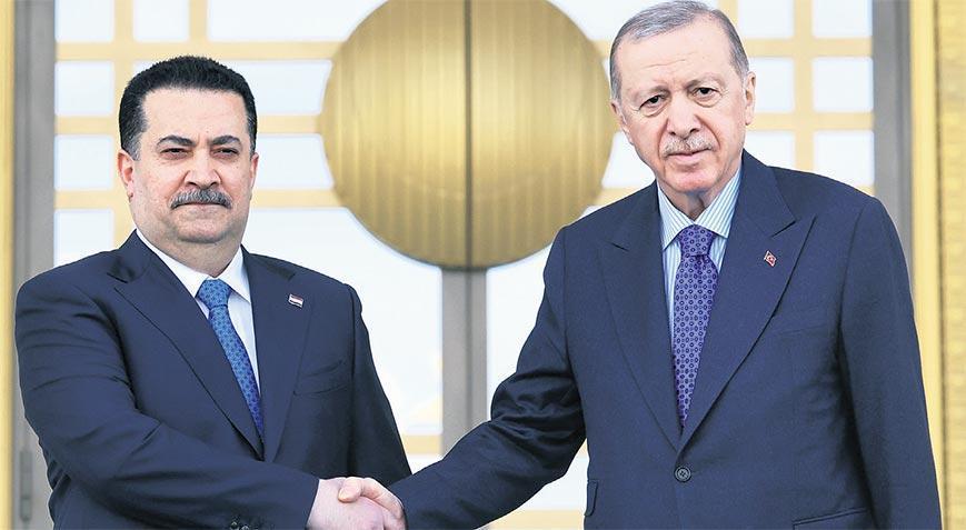 Erdoğan, Irak Başbakanı Sudani’yi Külliye’de kabul etti: Gerilimin çatışmaya dönmesinden endişeliyiz