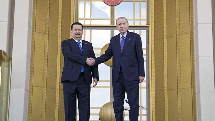 Irak Başbakanı Sudani Ankara’da! Erdoğan resmi törenle karşıladı