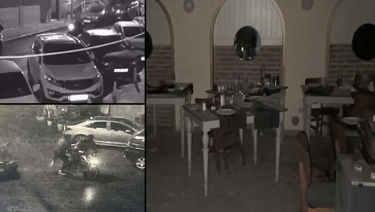 Kağıthane’de dehşet anları! Eğlence mekanına el bombalı saldırı kamerada